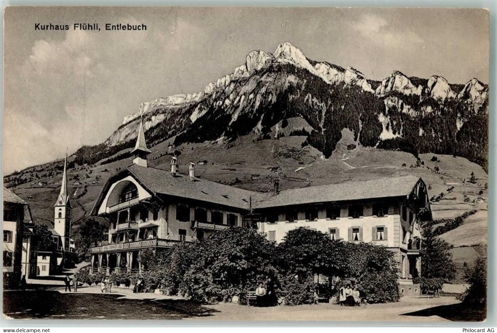 6162 Entlebuch 1913 Foto AK Kurhaus Flühli - 10700285