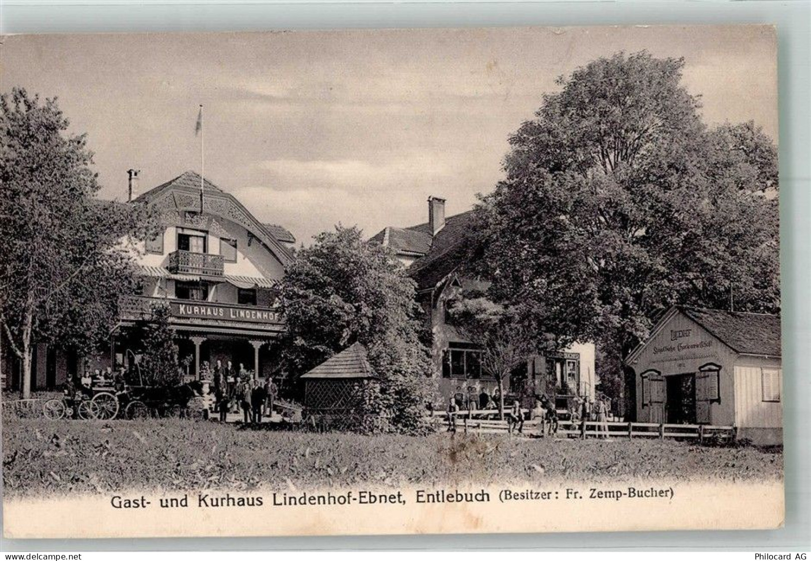 6162 Entlebuch Foto AK Gasthaus und Kurhaus Lindenhof-Ebnet - 13597835