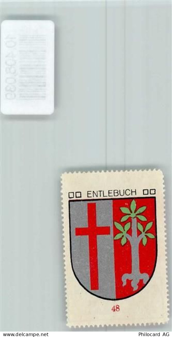 6162 Entlebuch - Vignette Wappen Kaffee Hag ca 1920-1940 - 10408039