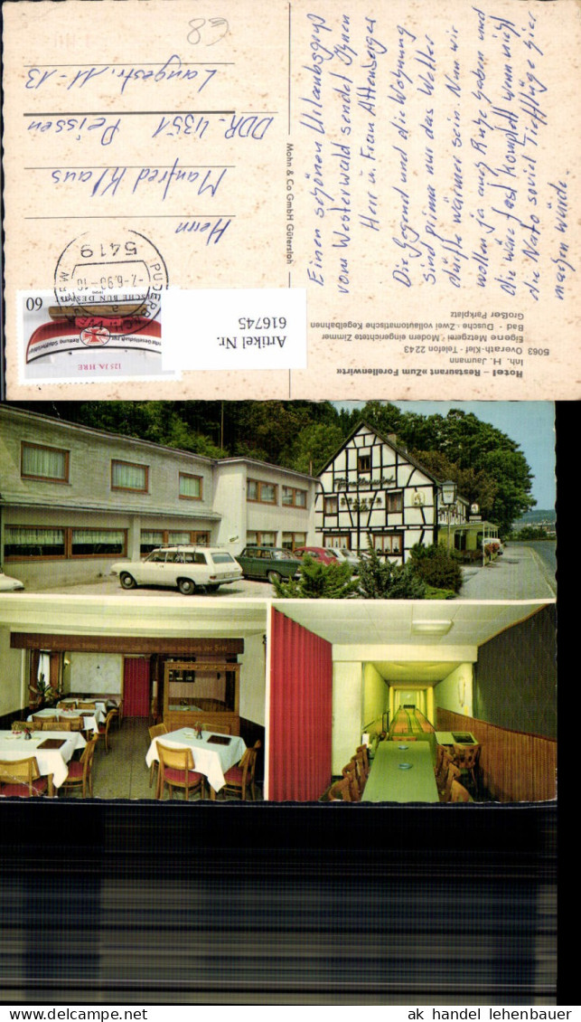 616745,Mehrbild Ak Klef Overath Hotel Restaurant Zum Forellenwirt