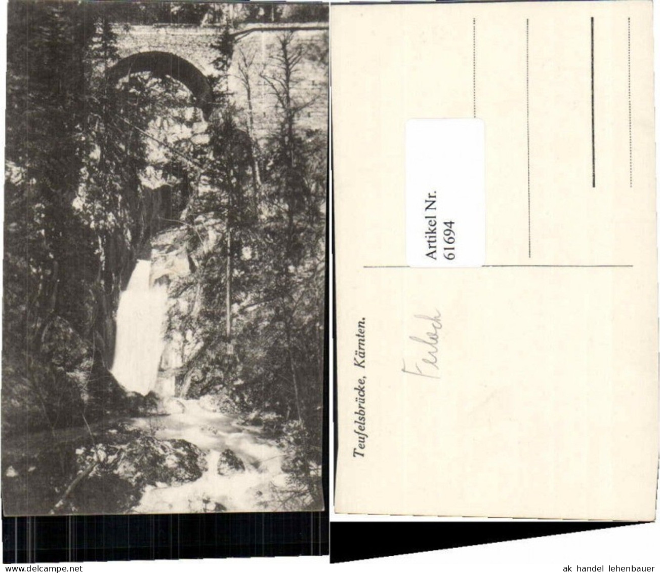 61694,Ferlach Teufelsbrücke Kärnten