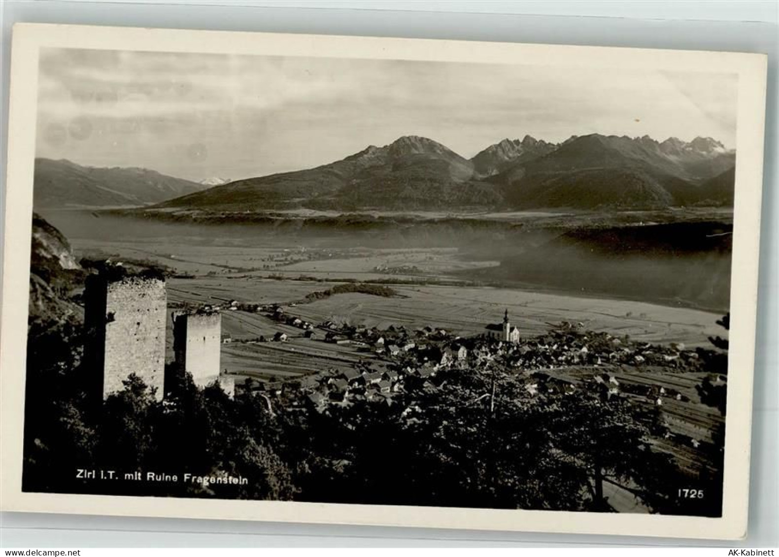 6170 Zirl Foto AK Burg Ruine Fragenstein - 38060404