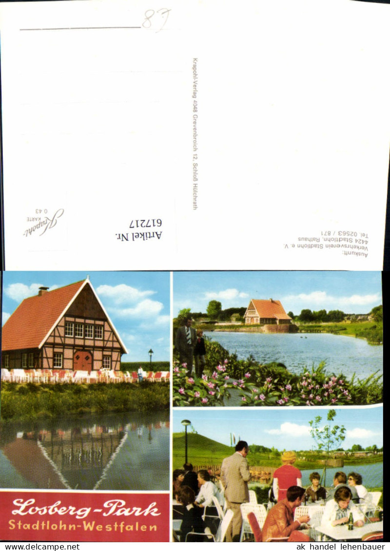 617217,Mehrbild Ak Stadtlohn Losberg-Park
