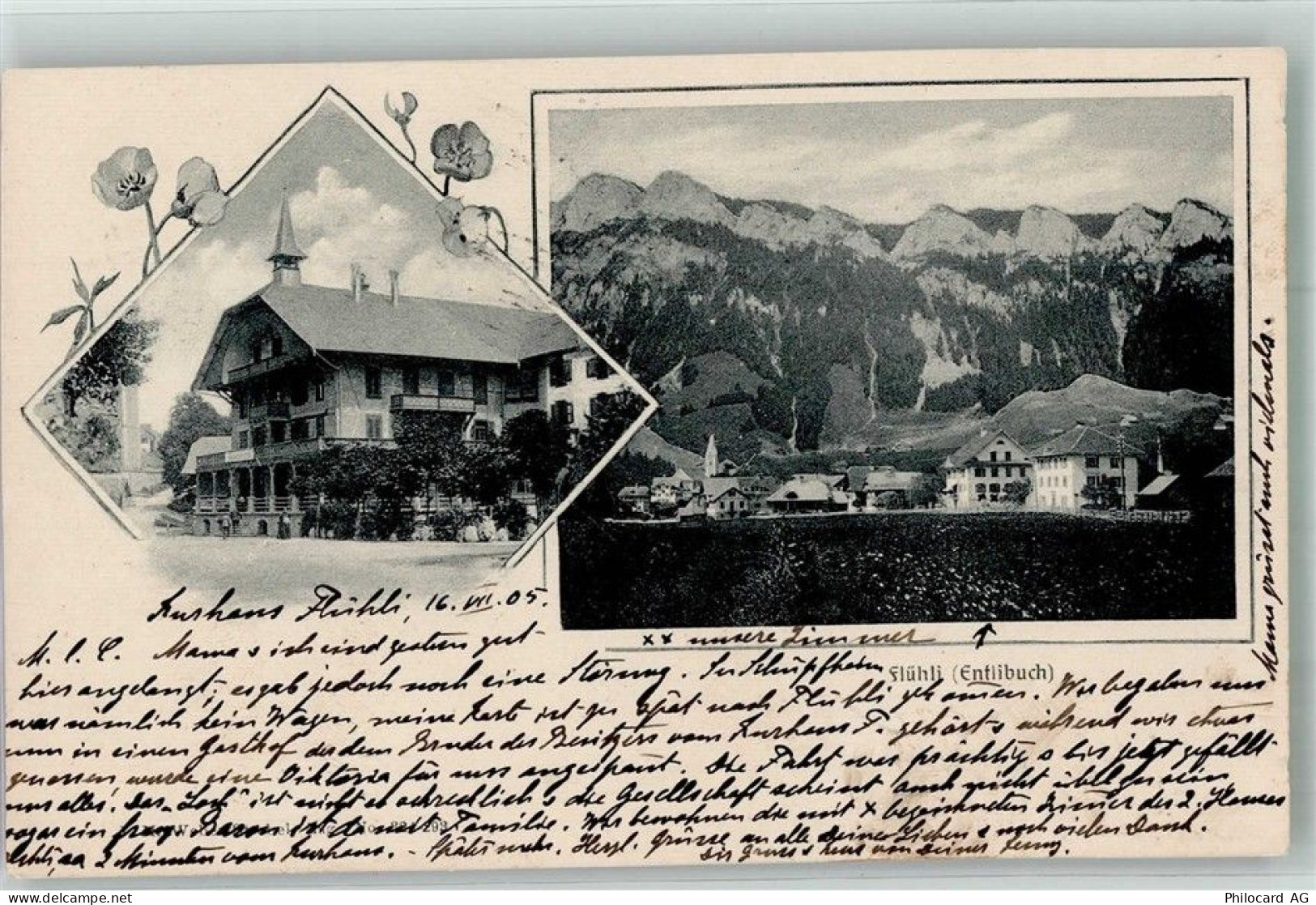 6173 Flühli LU 1905 Foto AK - 13597828