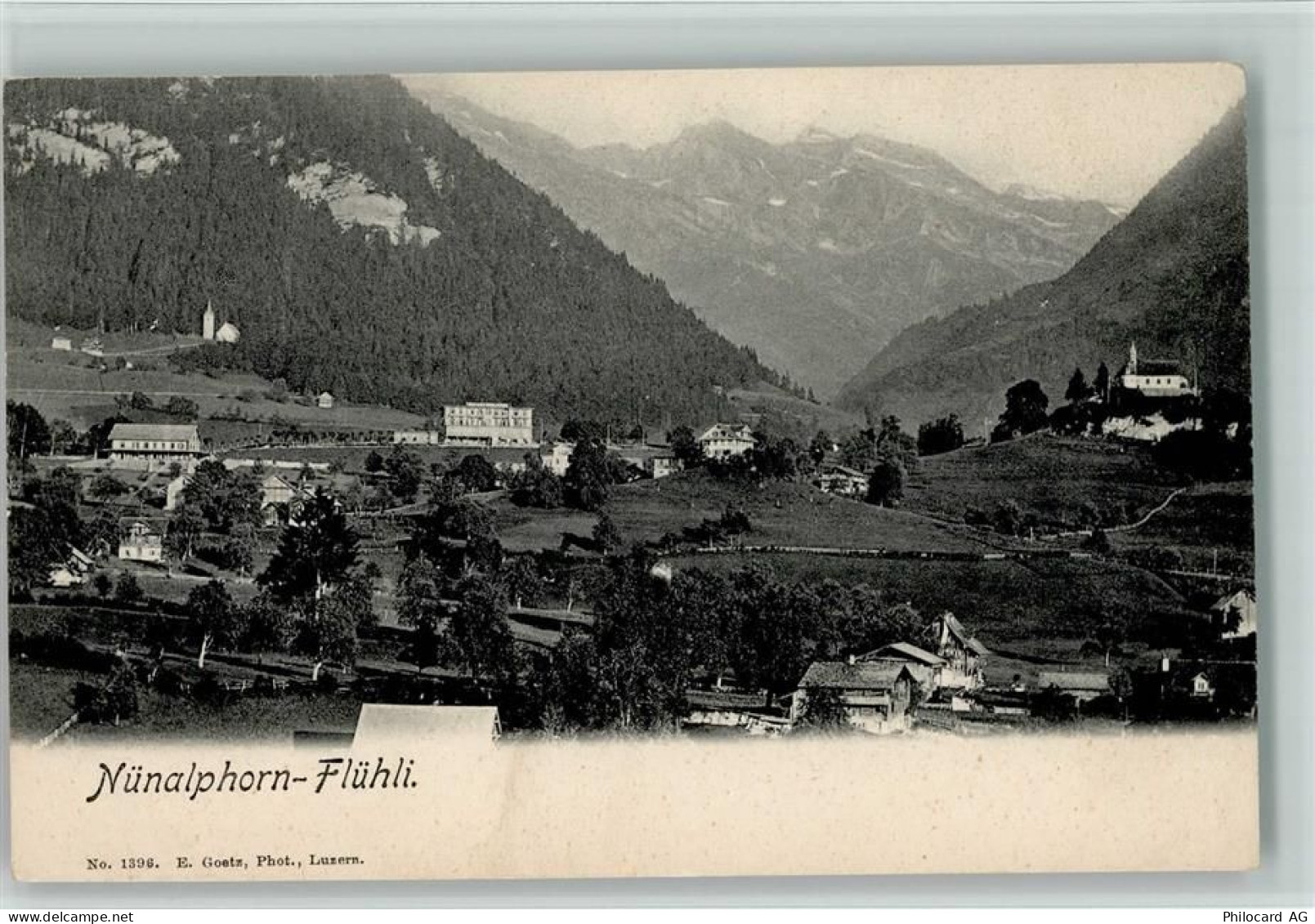 6173 Flühli LU - Panoramaansicht Nünalphorn u. Flühli - 10193950