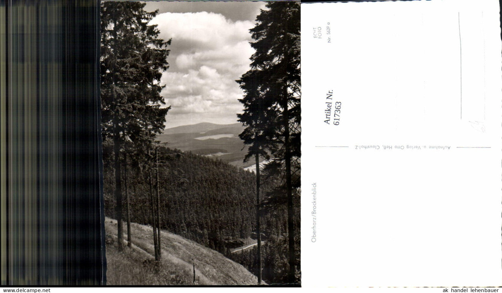 617363,Foto Ak Oberharz Brockenblick Schulenberg im Oberharz Clausthal-Zellerfeld