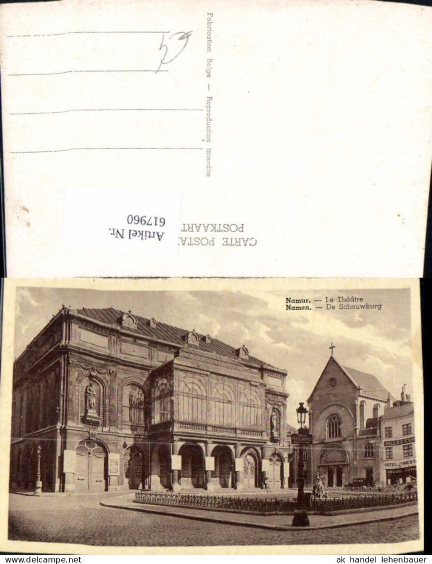 617960,Namur Namen Le Theatre De Schouwburg Belgium
