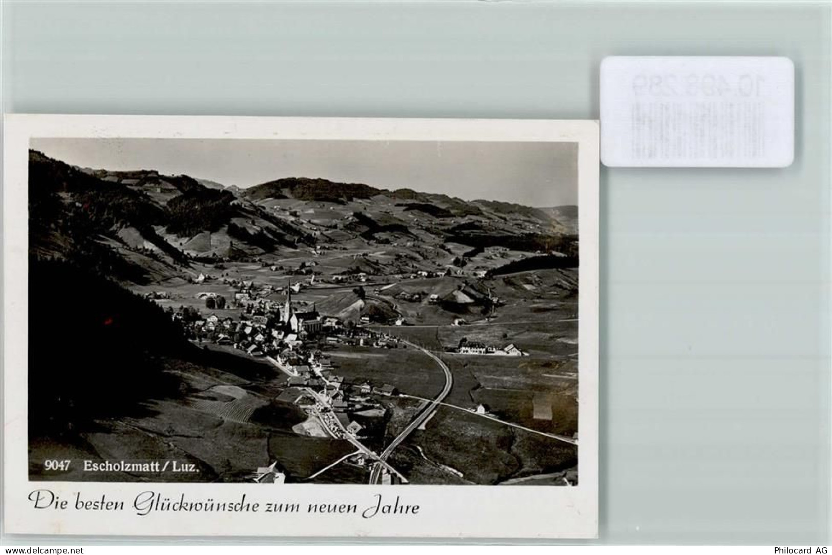 6182 Escholzmatt FOTO KEINE AK Foto 10cm x 7cm Fliegeraufnahme Neujahrsw... - 10498289
