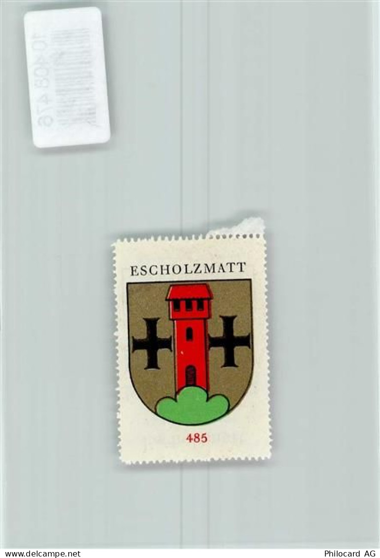 6182 Escholzmatt - Vignette Wappen Kaffee Hag ca 1920-1940 Turm - 10408476