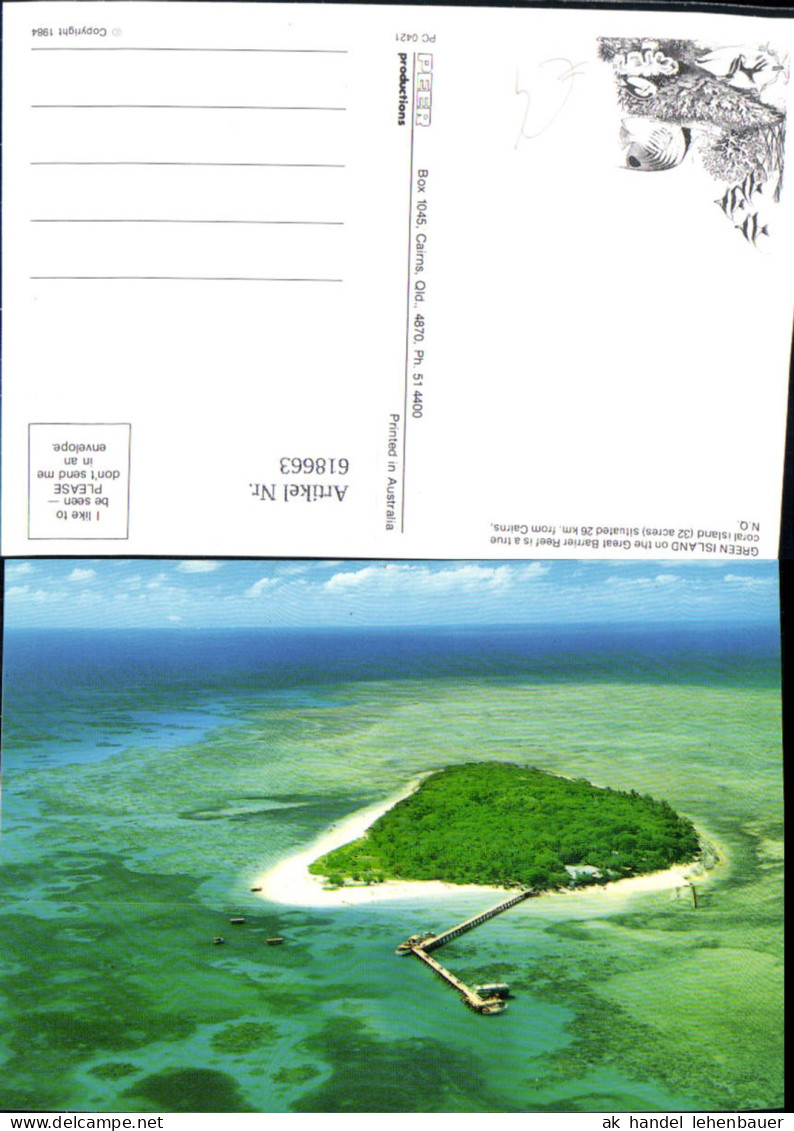 618663,Green Island on the Great Barrier Reef Cairns Australia