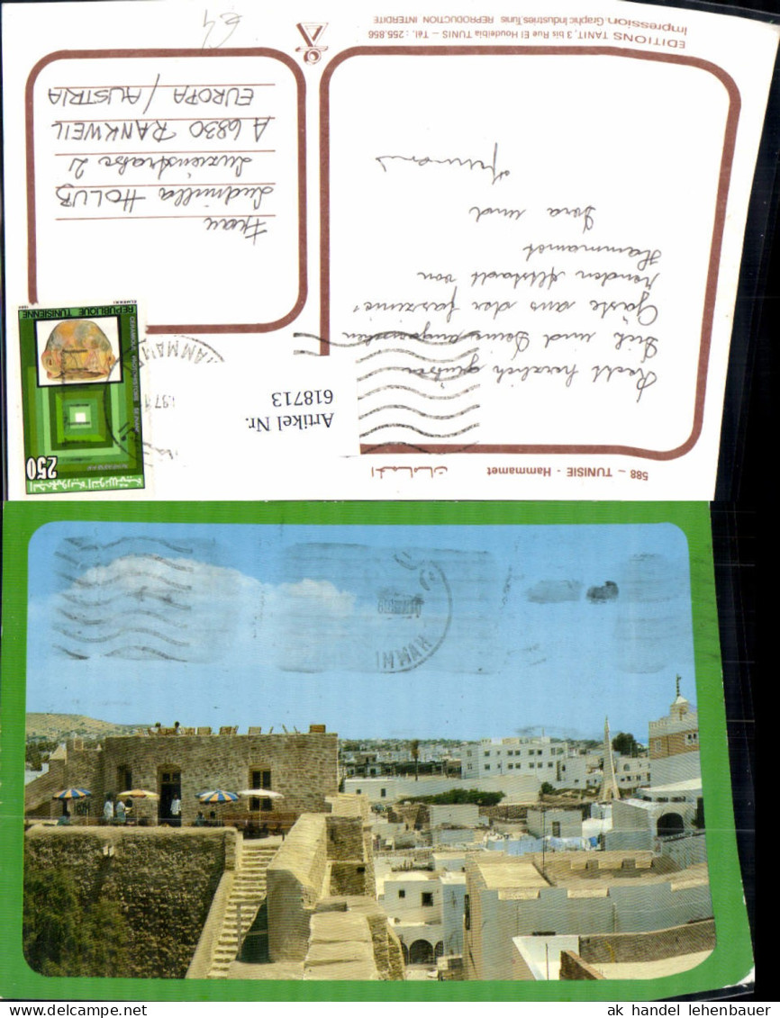 618713,Tunisie Hammamet Ansicht