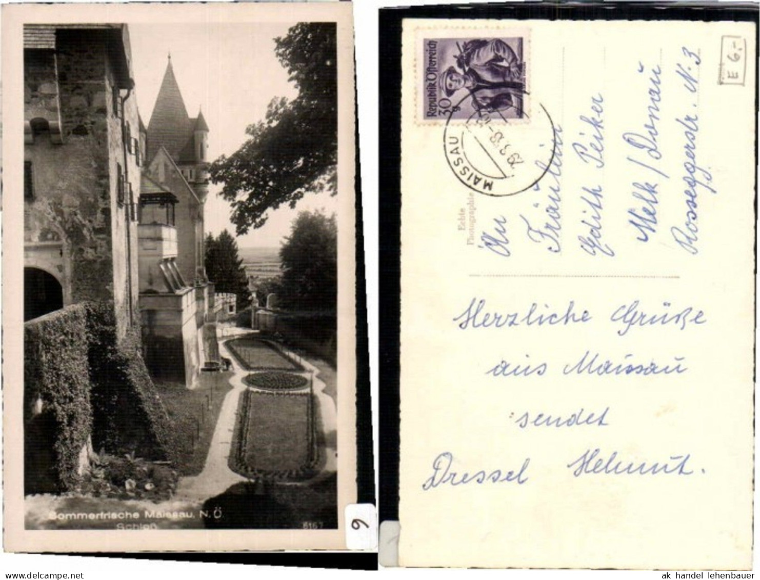 61931,Maissau Partie beim Schloss Traun Abensperg