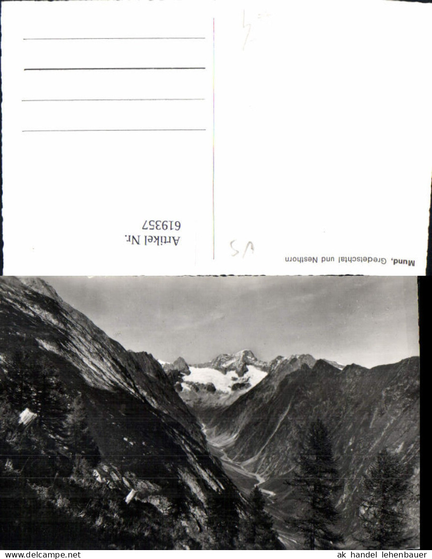 619357,Mund Naters Gredetschtal u. Nesthorn