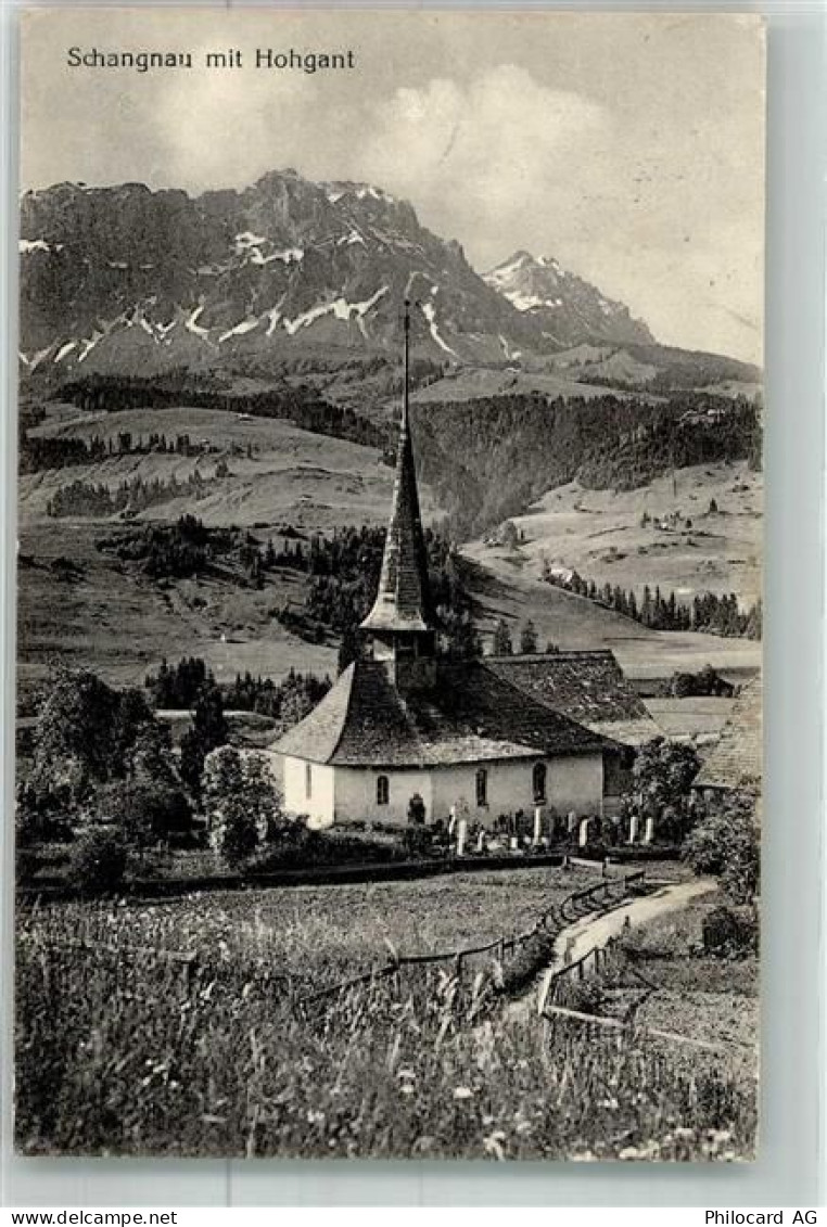 6197 Schangnau 1916 Foto AK Kirche - 38024109