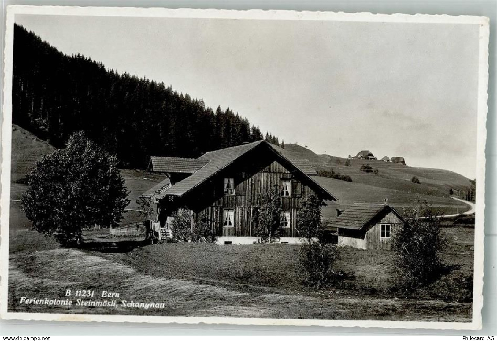 6197 Schangnau Foto AK Pension Ferienkolonie Steinmösli - 38024202