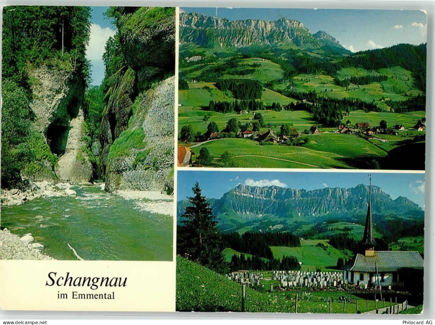 6197 Schangnau - Reblochschlucht Hohgant Kirche Friedhof - 39494657