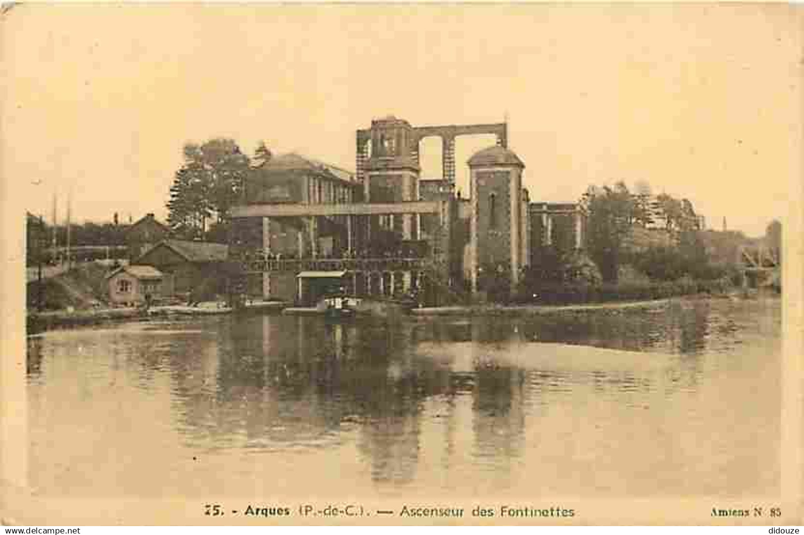 62 - Arques - Ascenseur des Fontinettes - Ecrite - CPA - Voir Scans Recto-Verso