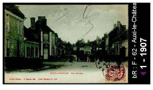 62 Auxi-le-Château - AUXI-le-CHATEAU - Rue d'Amiens - rue amiens - cpa -  /  D62D  K62060K  C62060C