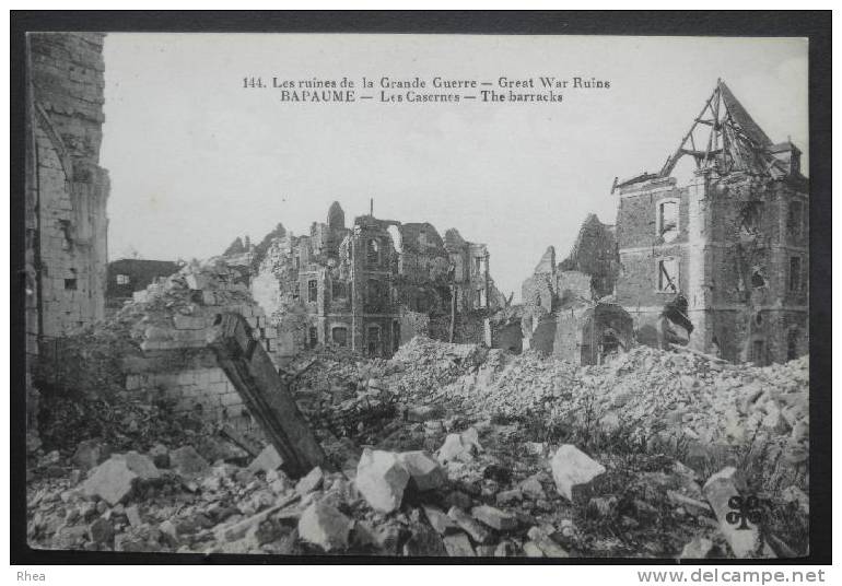 62 Bapaume caserne ruine    D62D  K62080K  C62080C RH051319