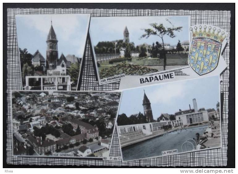 62 Bapaume multi vue blason²    D62D  K62080K  C62080C RH051329
