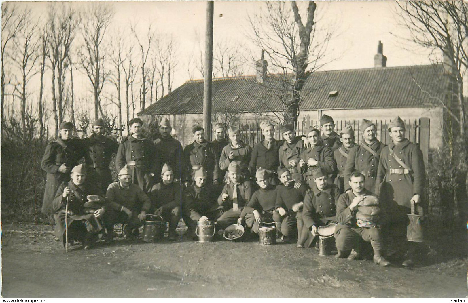 62 , Carte photo , OYE-PLAGE , Groupe de militaires , * 555 03