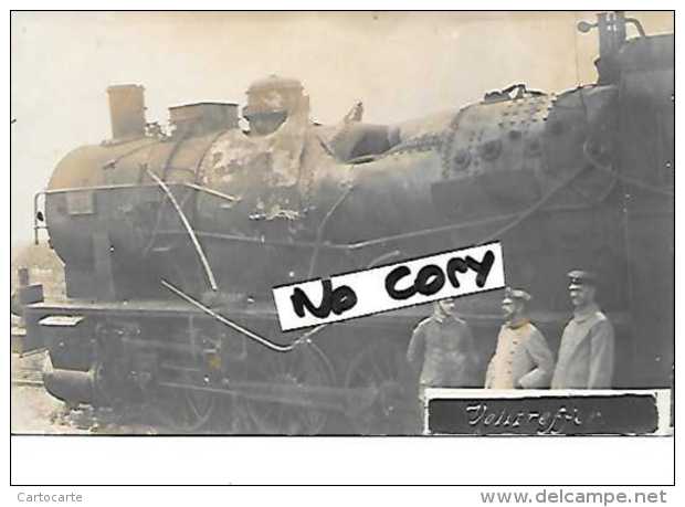 62 CROISILLES BAHNHOF TRAIN LOCOMOTIVE CARTE PHOTO ALLEMANDE