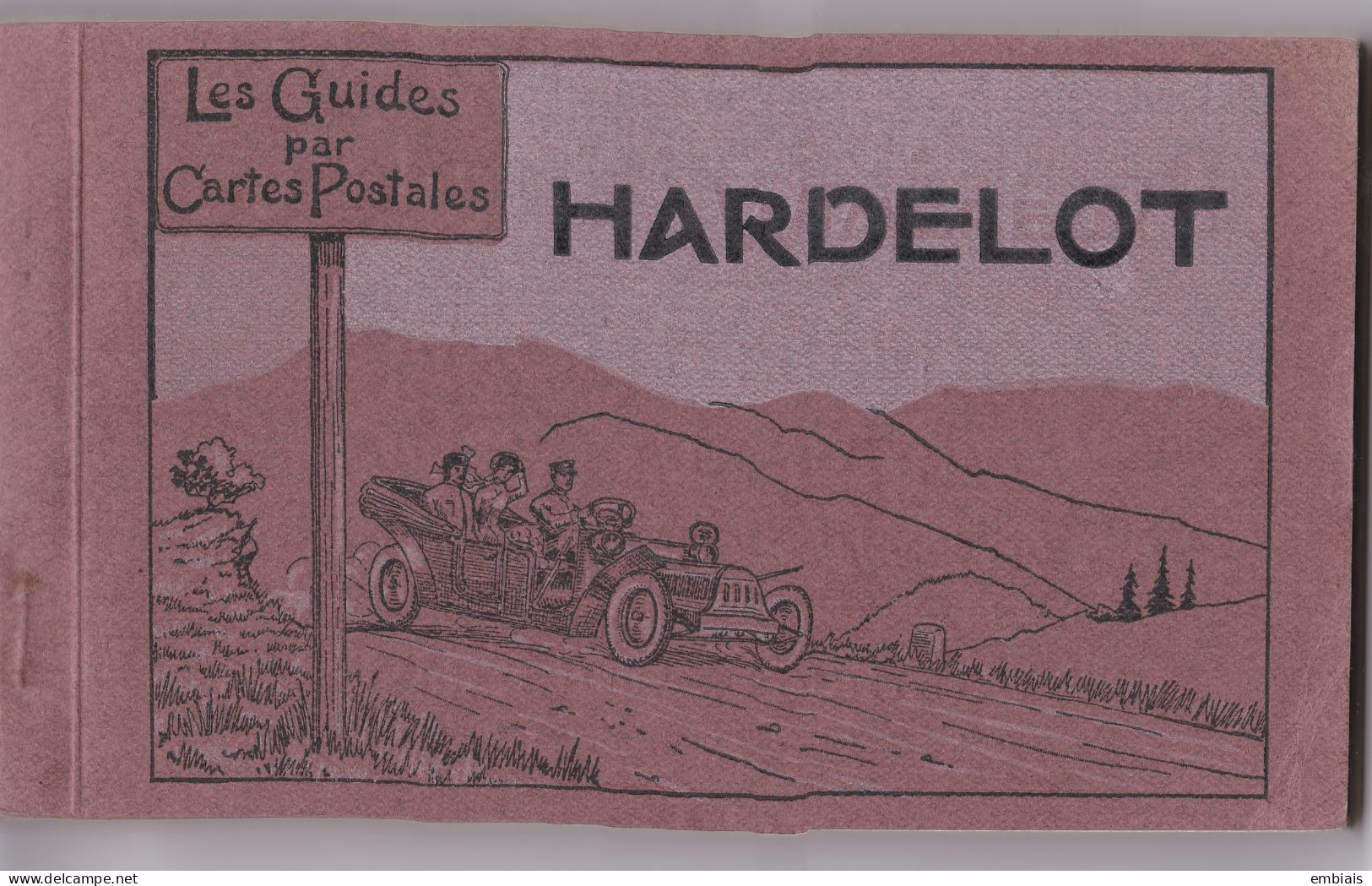 62 HARDELOT- PLAGE-  AVION BLÉRIOT - Guide de 20 CPA avec Publicités et Textes touristiques. Editeur H.C
