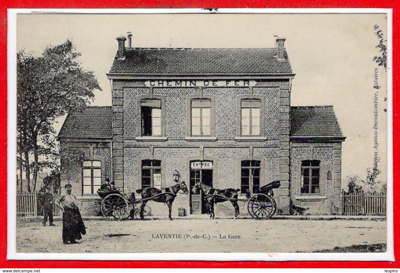 62 - LAVENTIE -- La gare