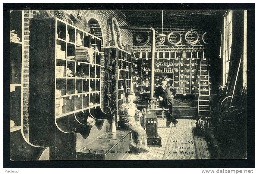 62 - LENS - Intérieur d'un Magasin d'une Mine