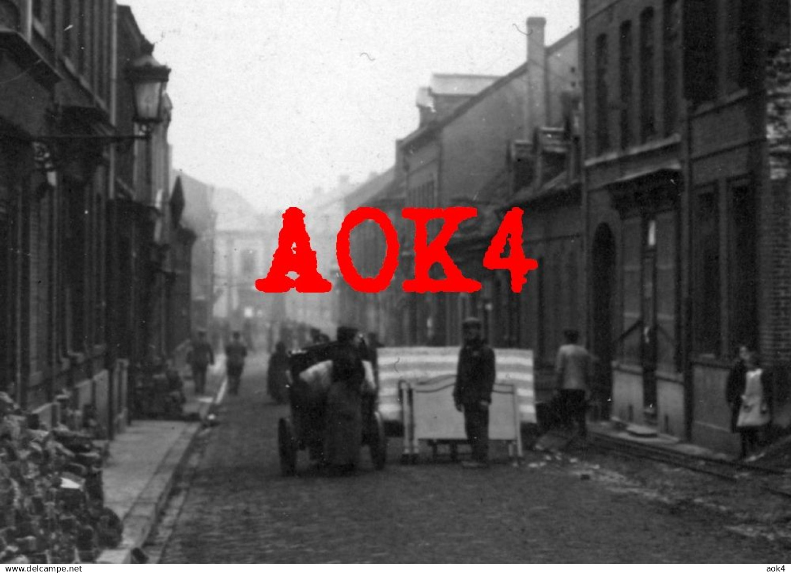 62 LIEVIN evacuation refugiés bombardement ruines occupation allemande Artois Nordfrankreich Lens