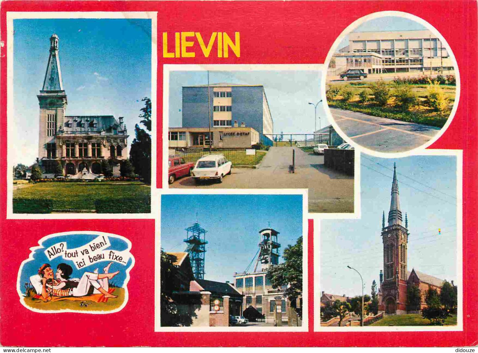 62 - Liévin - Multivues - Automobiles - CPM - Voir Scans Recto-Verso