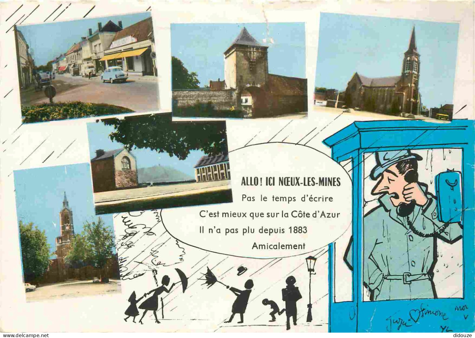 62 - Noeux les Mines - Multivues - Humour - CPM - Voir Scans Recto-Verso