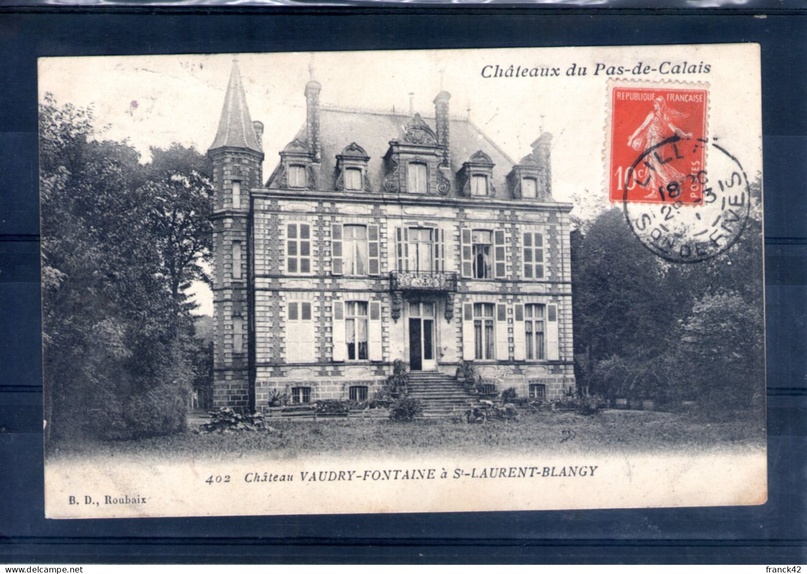 62. saint laurent blangy. château de vaudry fontaine