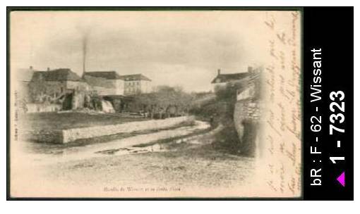 62 Wissant - Moulin de Wissant et sa chute d'eau - moulin a eau - moulin a eau - cpa -  /  D62D  K62560K  C62899C
