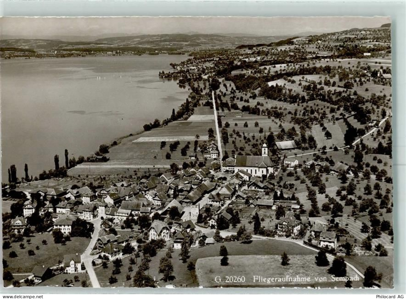 6204 Sempach Gebrauchsspuren Fliegeraufnahme - 13226818