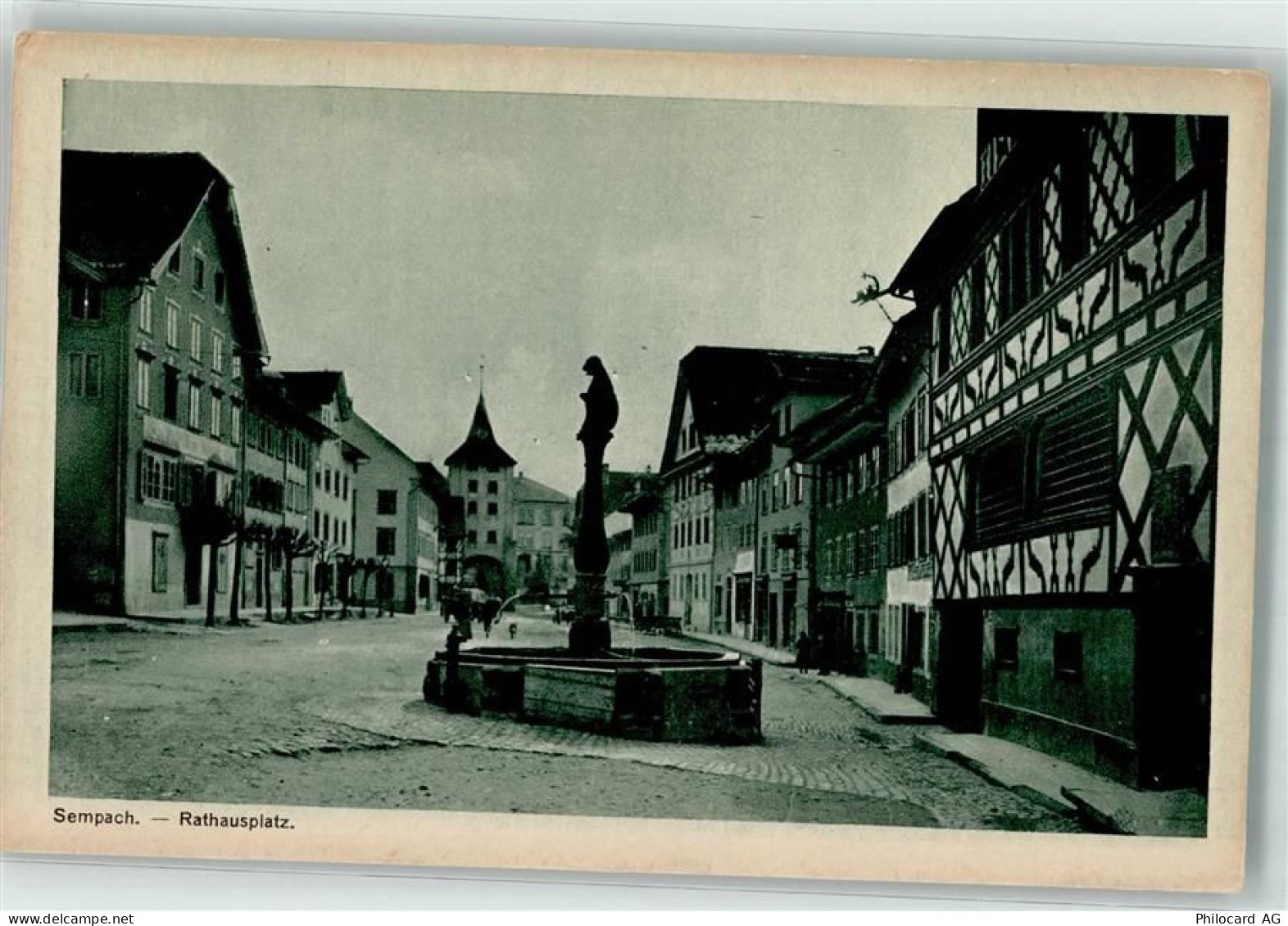 6204 Sempach - Rathausplatz Brunnen - 39691856