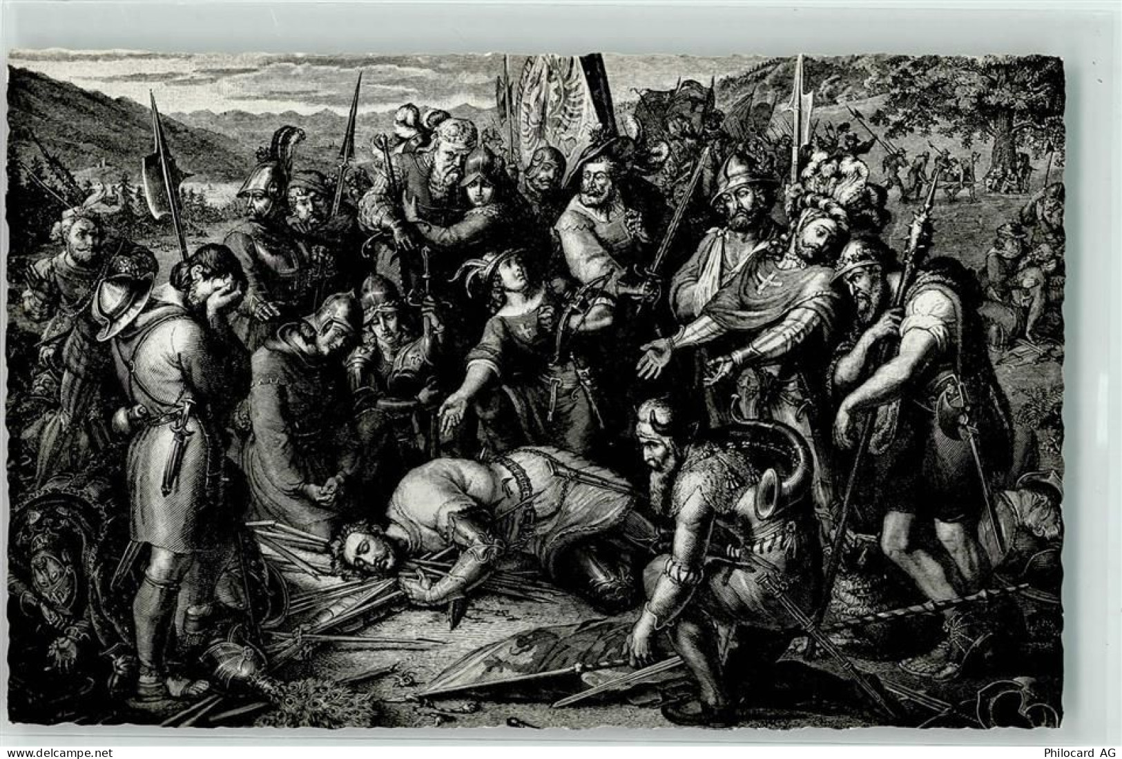 6204 Sempach - Winkelrieds Tod Schlacht - 39492519