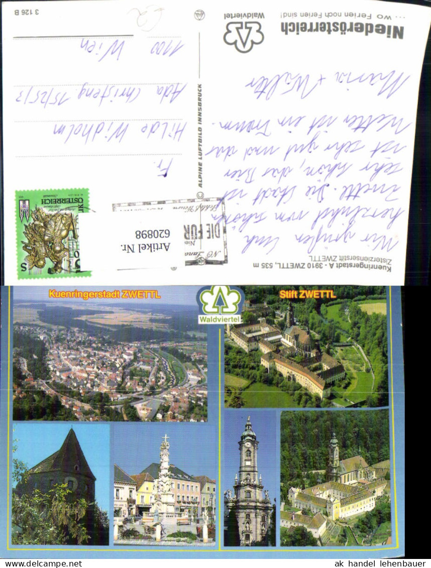 620898,Mehrbild Ak Zwettl Zisterzienserstift
