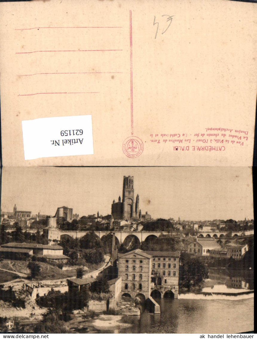 621159,Albi Cathedrale d Albi Vue de la Ville a l Quest France