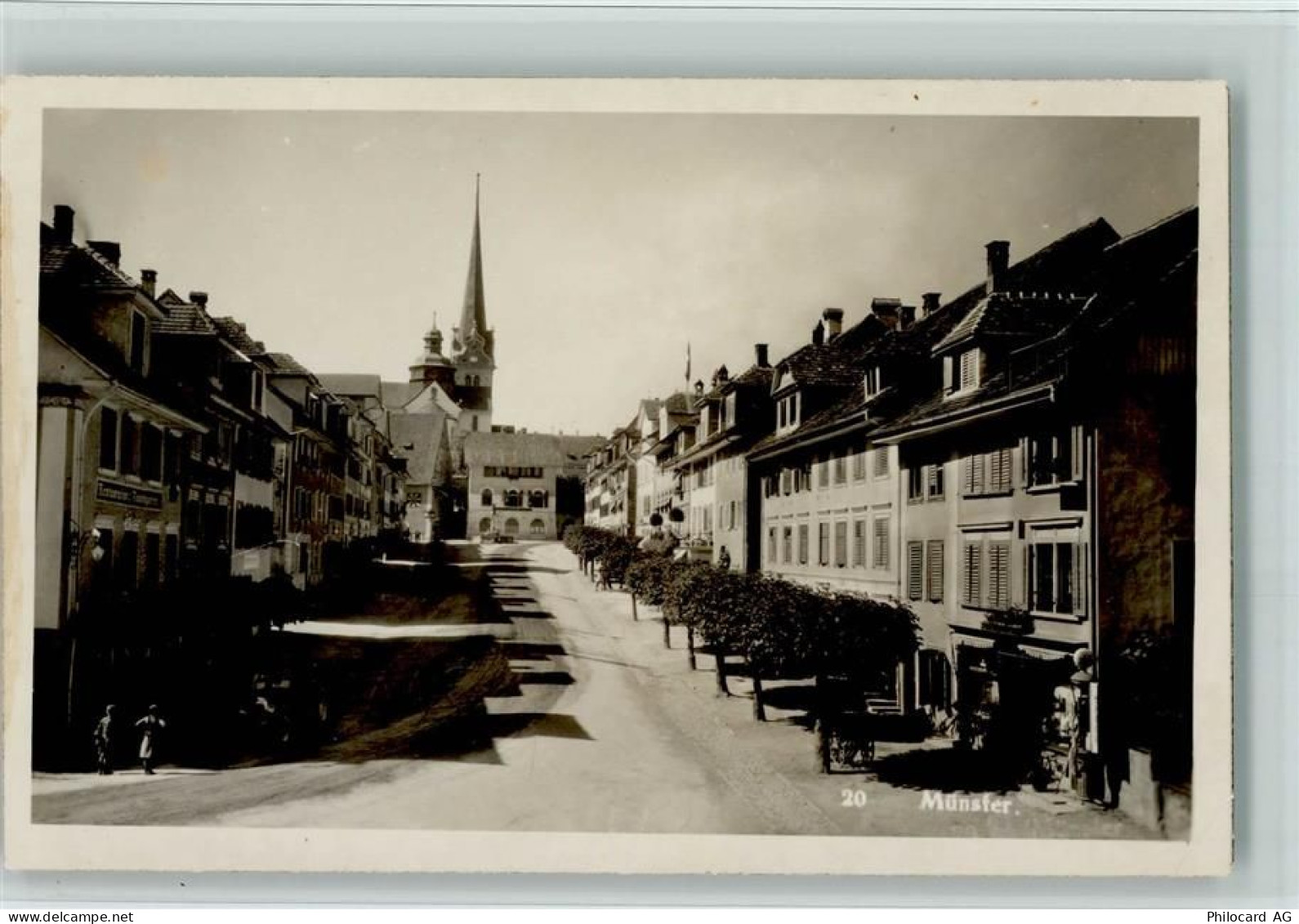 6215 Beromünster 1933 Foto AK Marktplatz - 13085684