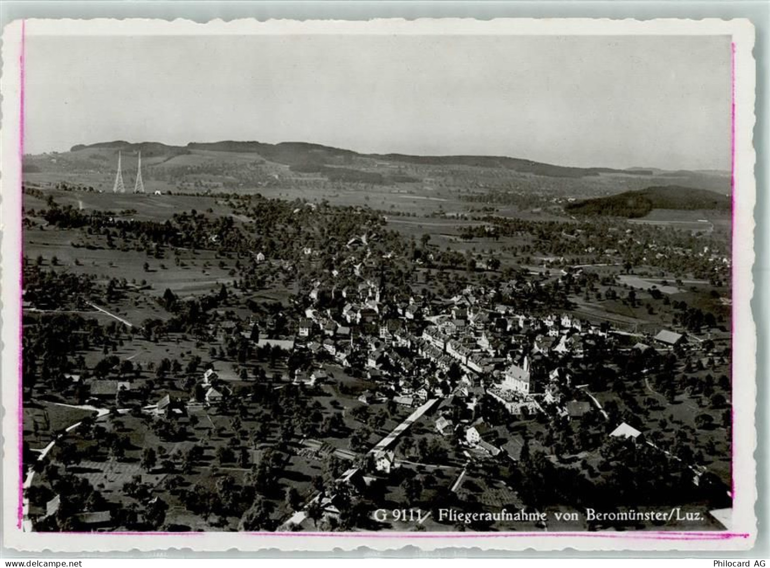 6215 Beromünster - Fliegeraufnahme - 13145542