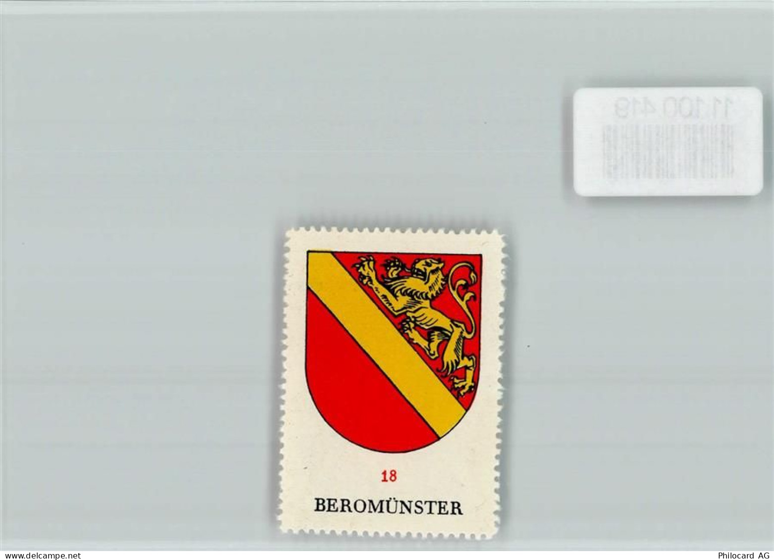 6215 Beromünster - Vignette Wappen Kaffee Hag ca 1920-1940 - 11100419