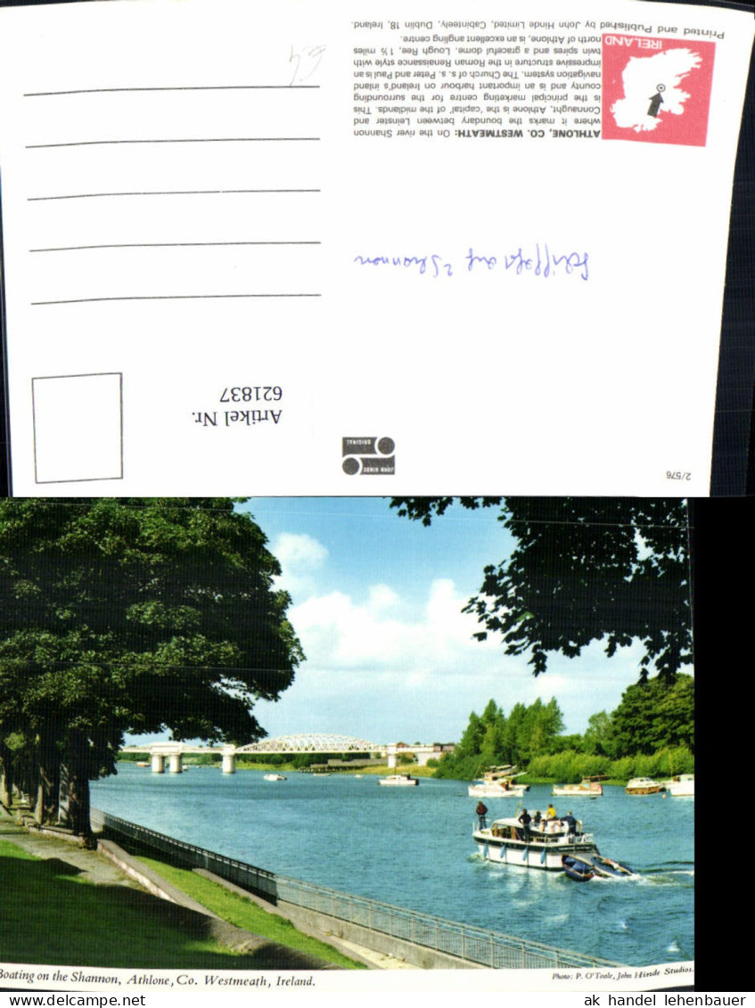 621837,Boating on the Shannon Athlone Westmeath Boot Schiff Irland Ireland