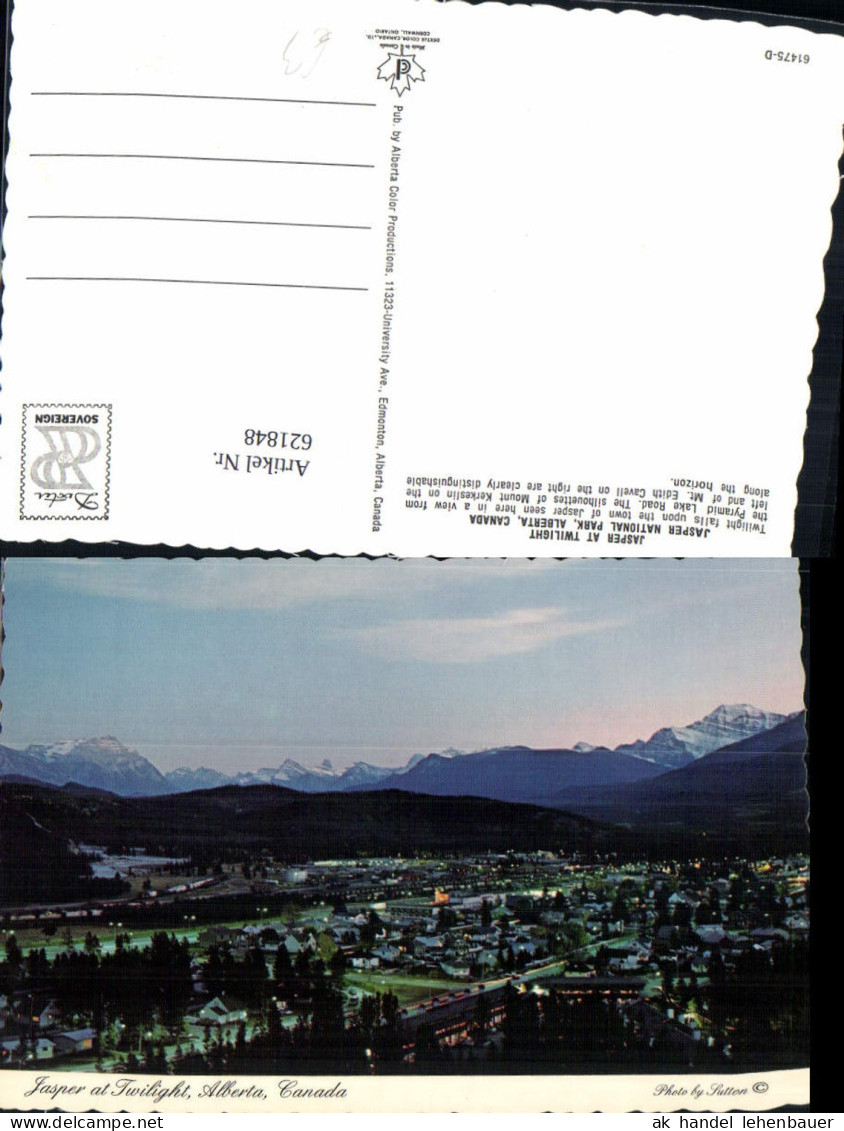 621848,Jasper at Twilight Jasper National Park Alberta Canada