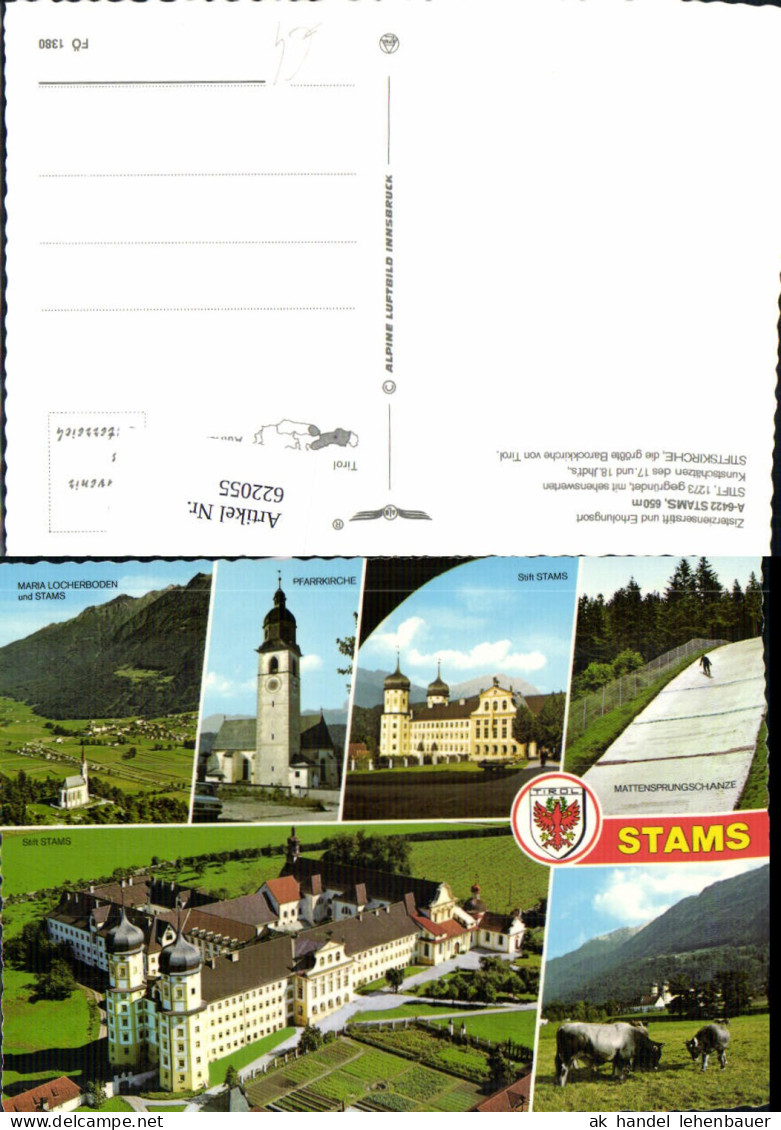 622055,Mehrbild Ak Stams Stift Stams Pfarrkirche Maria Locherboden