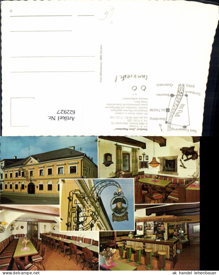 622927,Mehrbild Ak Altheim Gasthof Zum Napoleon