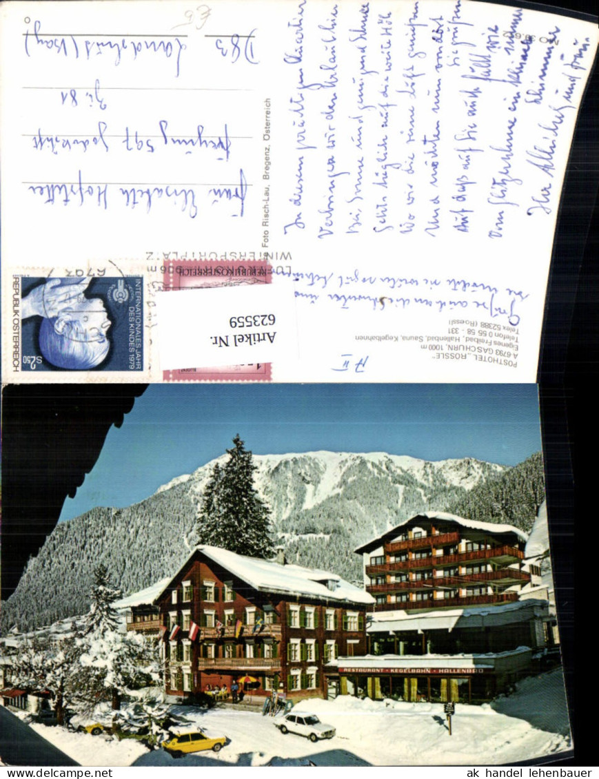 623559,Gaschurn Posthotel Rössle Winteransicht
