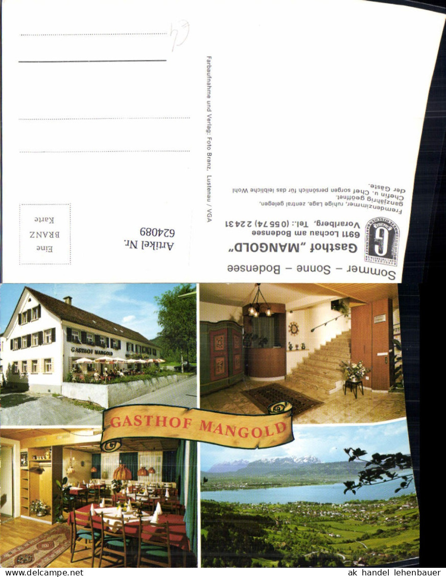 624089,Mehrbild Ak Lochau a. Bodensee Gasthof Mangold