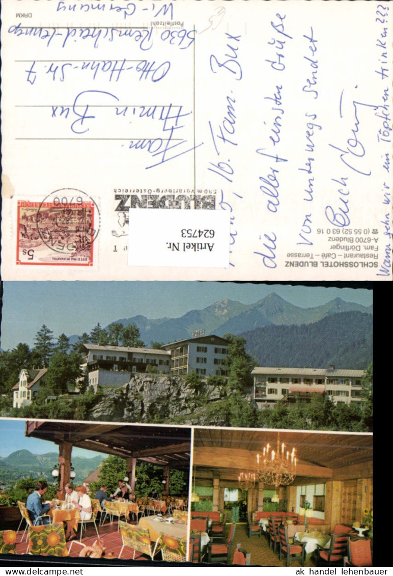 624753,Mehrbild Ak Bludenz Schlosshotel Bludenz