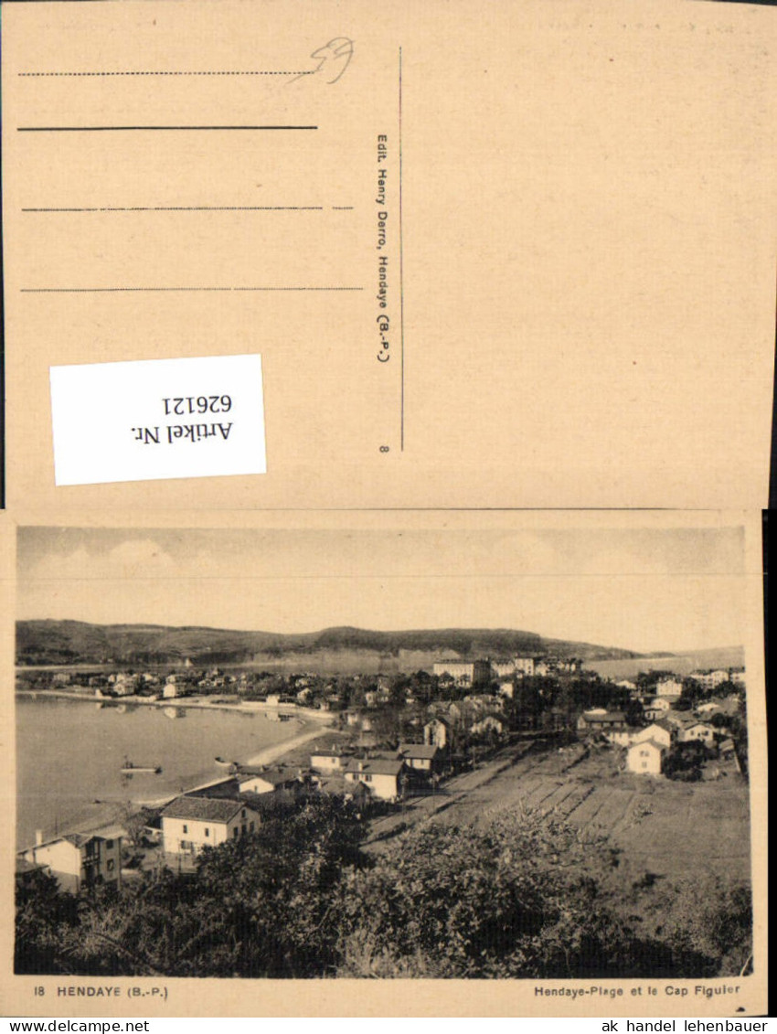 626121,Hendaye Hendaye-Plage et le Cap Figuier France